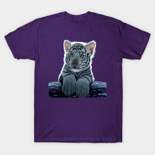 tiger whigth T-Shirt